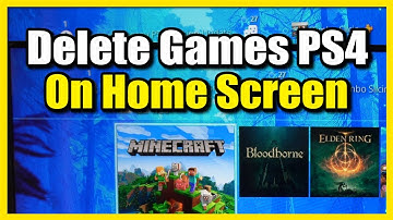 How to Delete & Hide Games on Home screen on PS4 (Fast Tutorial)
