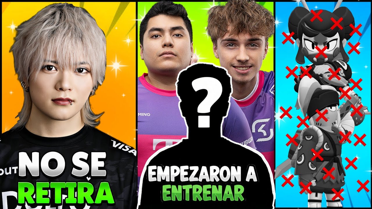 *MARCHA ATRAS* Melty NO se RETIRA/SK ya ENTRENA con el NUEVO ROSTER/QUITARON los BRAWLERS  ASESINOS