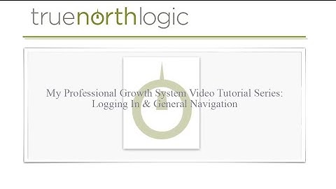 MyPGS Tutorial: Basic Walk Through Tutorial from True North Logic