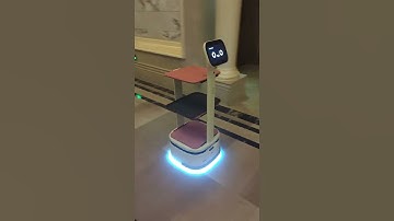 Smart food delivery robots improve work efficiency #deliveryrobot #fooddeliveryrobot #robotwaiter