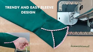 Trendy & Easy Sleeves Design for kurti | sleeve Design | Bazo design