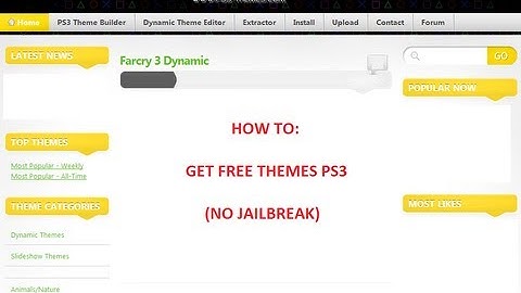 How to Get Free Themes (PS3) (Non-Jailbreak)
