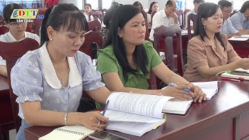 TÂN CHÂU: TẬP HUẤN NGHIỆP VỤ CÔNG TÁC THI ĐUA, KHEN THƯỞNG NĂM 2024