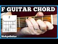 F GUITAR CHORD (The EASY Way!)