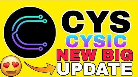 CYS COIN NEW LATEST UPDATE 😍 | CYS COIN NEWS TODAY | CYSIC COIN PRICE PREDICTION - CYS COIN