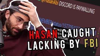 HasanAbi was almost caught lacking by FBI in chat (HasanAbi roasts chatter)