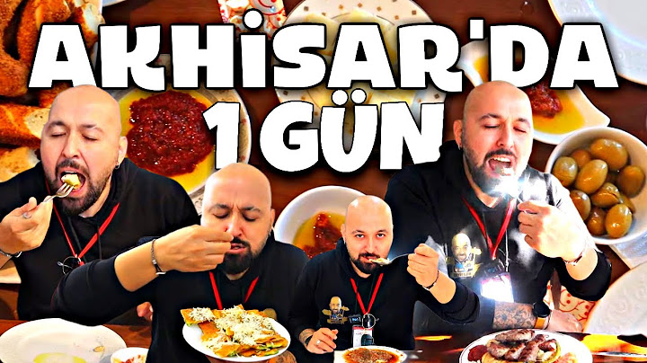 AKHİSAR’DA BİR GÜNDE NELER GÖMÜLÜR🔥