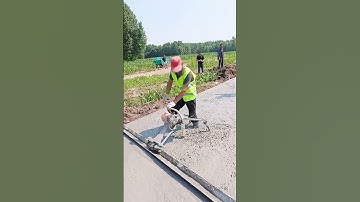 The Best Way To Level Concrete Fast!#shorts #tools