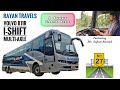 RAYAN Travels VOLVO B11R i-Shift Multi-axle - A Short Cabin Ride Experience in the Monsoon | NH-27