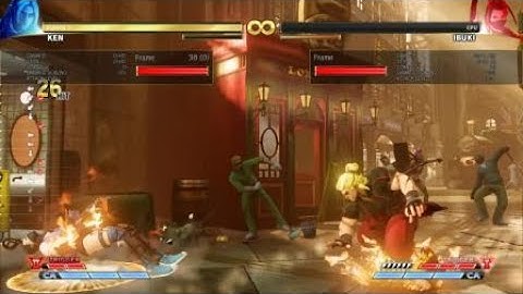 STREET FIGHTER V Ken V Trigger 2 Super combo 1