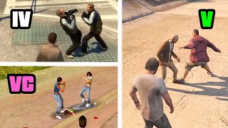Fighting 2 in GTA Games (Evolution)