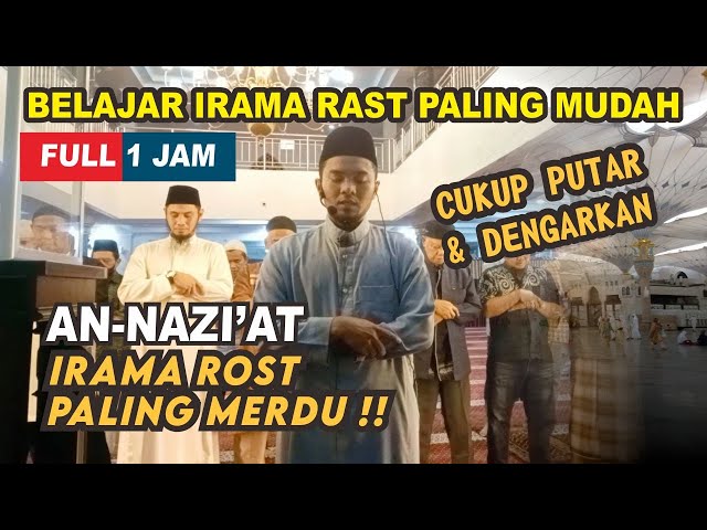 Irama Rast Paling merdu ! SURAH AN-NAZI'AT Full Teks 1 Jam  bersama Shidqi Abu Usamah class=