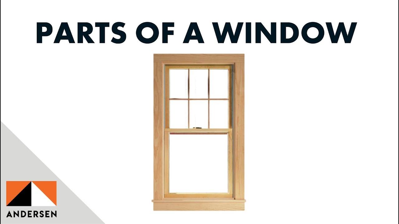 Parts of a Window Andersen Windows YouTube