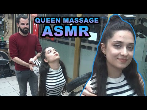 ASMR MISS QUEEN SEDEF MASSAGE &BACK CRACK&female king of back,neck,ear,elbow,gripes,arm,palm massage