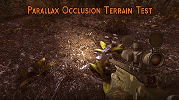 Realistic Forest Level with Parallax Occlusion Terrain (Terrain as Entity)