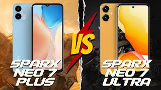 sparx neo 7 plus compare to sparx neo 7 ultra. What is the difference between the two?