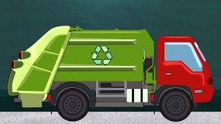 Caminhão de lixo | desenho animado | desenho infantil | Vídeo para crianças | Garbage Truck