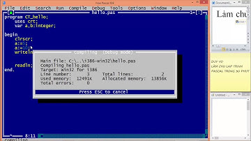 Thông Thạo Lập Trình Pascal Trong 30 Phút | Học Pascal quá dễ!