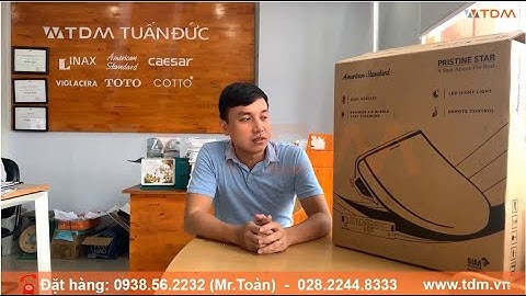 TDM.VN | Đập hộp nắp bồn cầu điện tử American Standard WP-7SR1 (WP7SR1) Slim gắn bàn cầu các loại