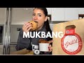 Mukbang  answering juicy qs 