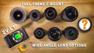 Need A Wide Angle Lenses For Your Sony? | A7C II, A7CR, A74, ZV-E1, FX3, etc...