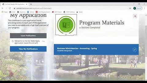 Cal State Apply: Quadrant 4 Program Materials: