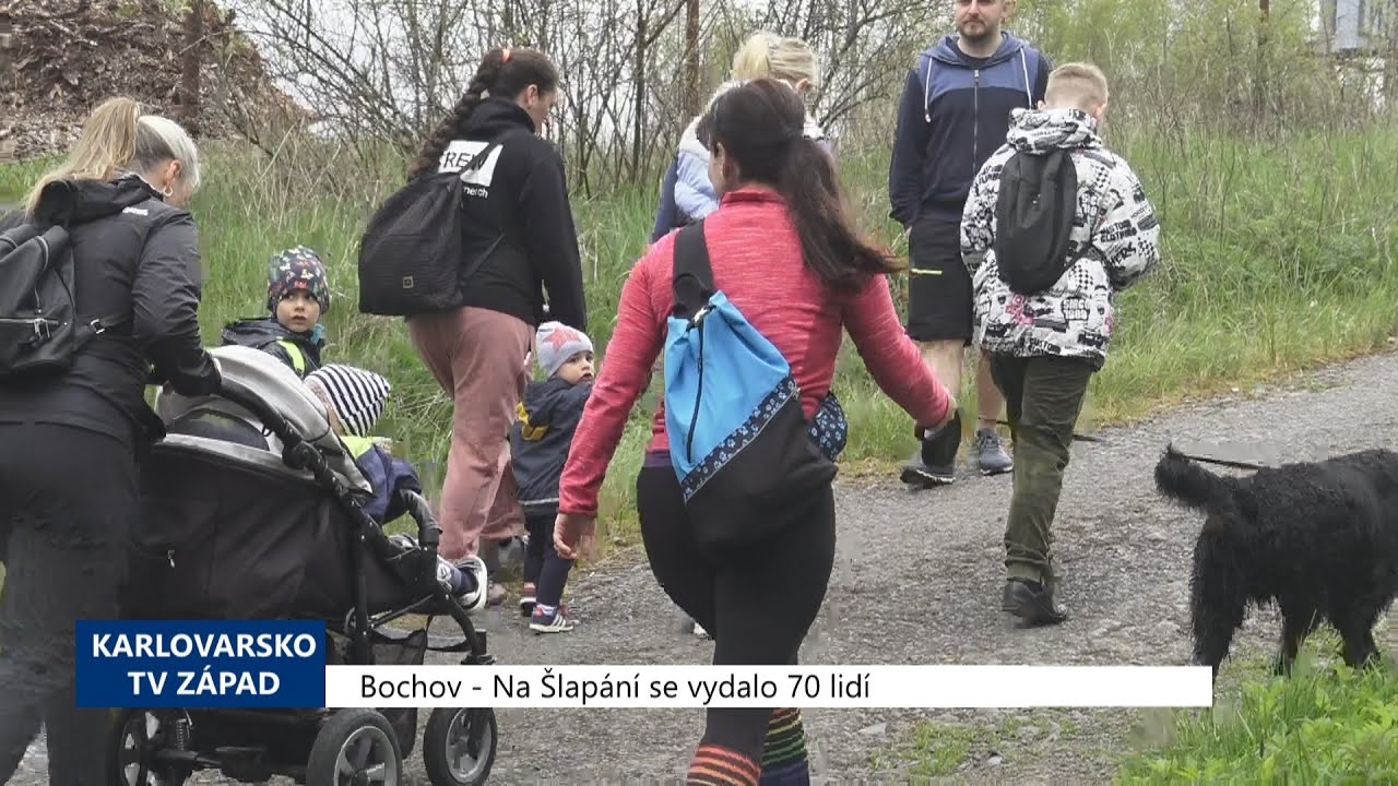 Bochov: Na Šlapání se vydalo sedm desítek lidí (TV Západ)