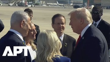 Trump Lands in Israel, Receives Warm Welcome From Netanyahu and Military Honors | APT