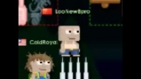 Growtopia: Standing on spikes for 30 seconds!!