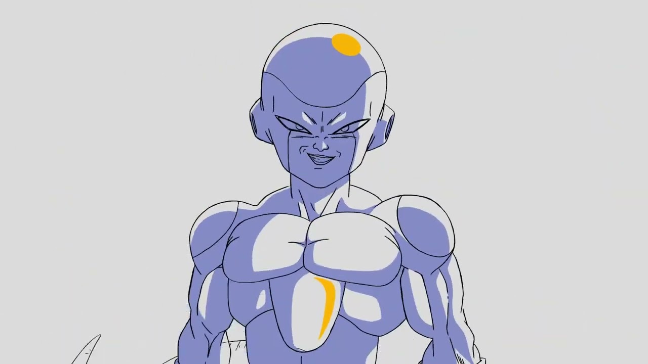Dragon Ball Super Freezer  vs Gas Fan Animation in Process