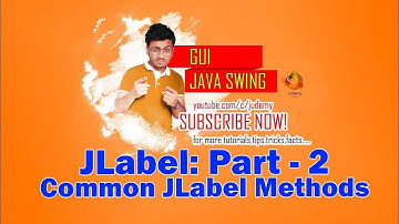 Java SWING - JLabel  : Common Methods | JLabel Part - 2 | GUI | Java | Judemy | Bangla | Tutorial