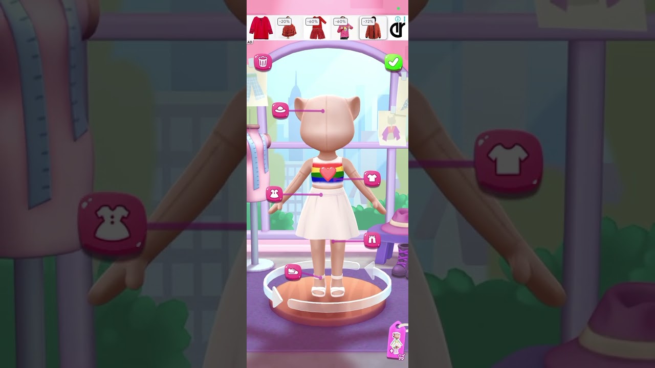 ❤️ Angela 💛 full 💚 video 💙 hair 🤍 shirt ❤️ skirt 💛 shoes 💚 and 💙 makeup 🤍 colour ❤️💛💚💙🤍