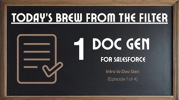 Document Generation Series (Episode 1) - Introduction to Document Generation Software