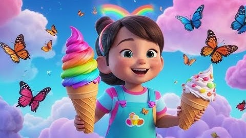 Yummy Ice Cream Colors | Count and Learn with Us | Fun Nursery Rhyme