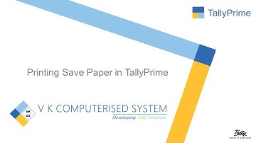 4 1 Printing Save Paper in TallyPrime