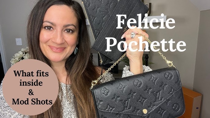 Louis Vuitton Félicie Pochette Dove/Cream Monogram Empreinte