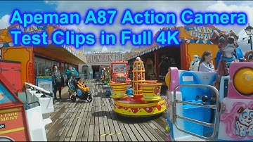 Apeman A87 4K EIS action camera -  Test Clips in Full 4K 60 fps Resolution