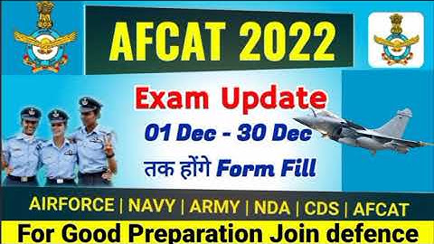AFCAT 2 2022 Notification, Exam Date, Eligibility Criteria, Age Criteria, Exam Pattern
