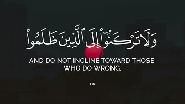فاستقم كما أمرت،  سورة هود،  أحمد البشر  #قران_كريم