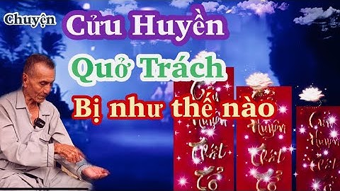 Tại Sao Không Nên Phạm Lỗi Với Cửu Huyền Thất Tổ