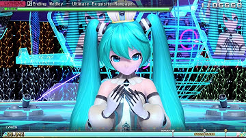 10☆"Ending Medley - Ultimate Exquisite Rampage" - Extreme Perfect | Project DIVA Mega Mix+ (Mods)