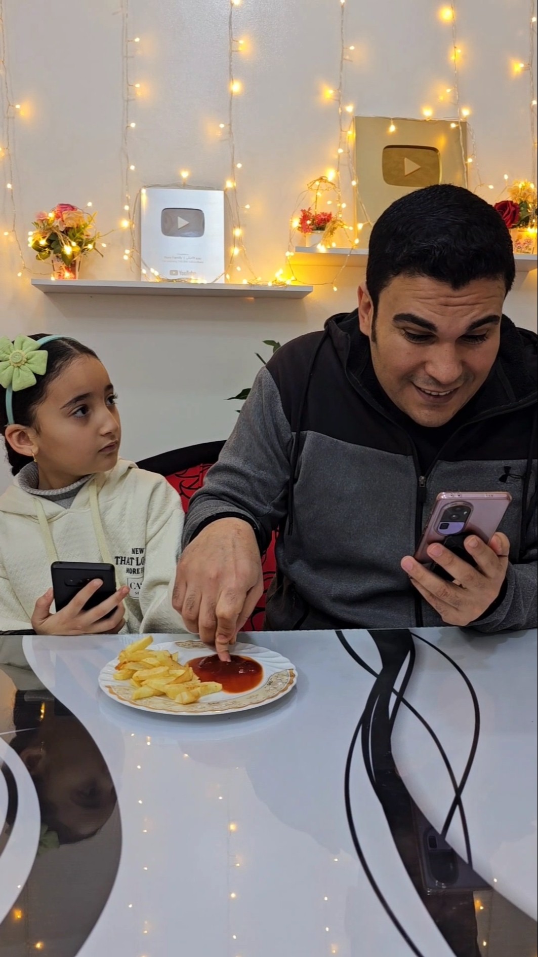 Dad' fries prank on daughter ?????✅️ #shorts