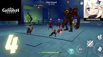 Genshin impact:mobile gameplay walkthrough part - 4(ios /andriod)