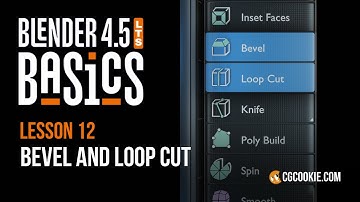 Bevel and Loop Cut in Blender - BLENDER 4.5 BASICS (part 12)