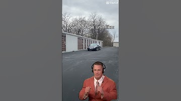 Pulling Up To Your Storage Unit Like...