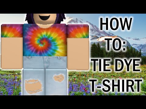 How To Make A Tie Dye Shirt Roblox Youtube - tiy diy roblox