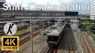 JR Shin-Osaka Station, Osaka Walking View (4k Ultra HD 60 fps) - JR新大阪駅