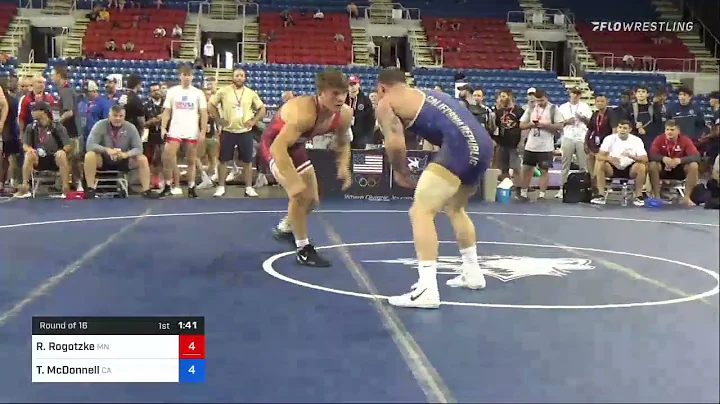 182 Lbs Round Of 16 - Ryder Rogotzke, Minnesota Vs...