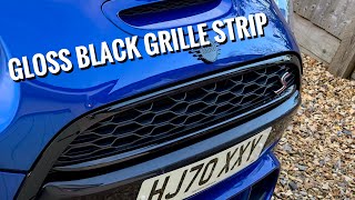 MINI F56 COOPER S BLACK GRILLE STRIP REPLACEMENT!!