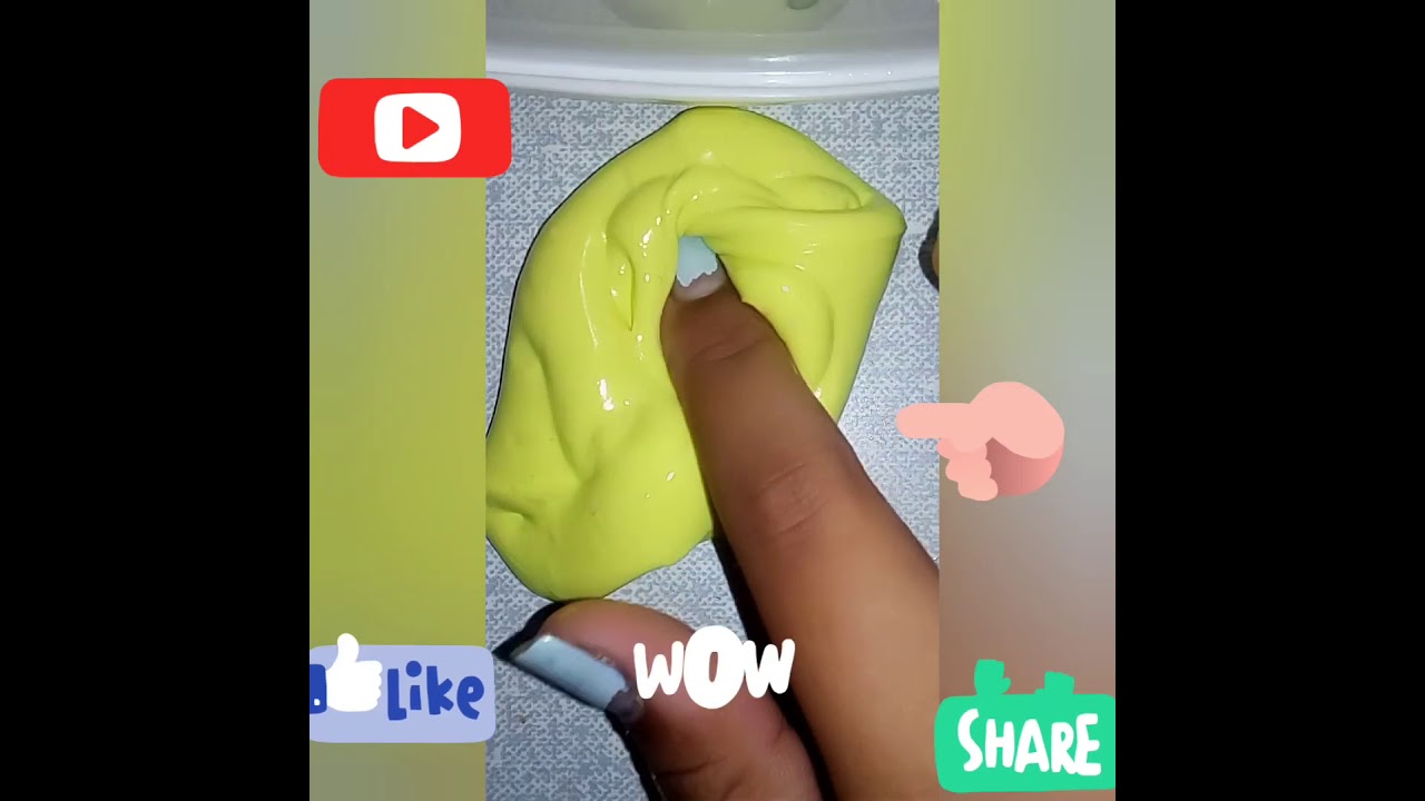 SUPER JIGGLY SLIME STRETCHY AND SATISFYING ONLY USING 3 INGREDIENTS